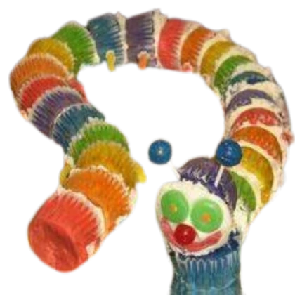 Caterpillar Cupcake Weirdcore Cake