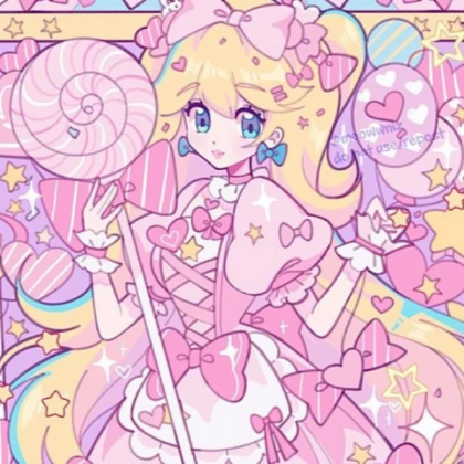 Princess Peach | Kawaii Pastel Pink Candy
