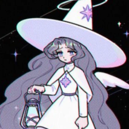 Angel | Fairy White Space Galaxy Purple