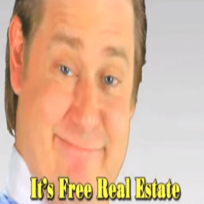 It's Free Real Estate. $.$