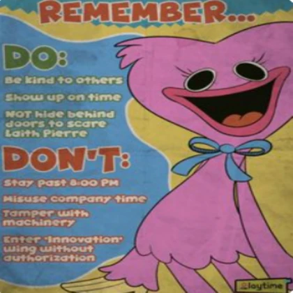 poppy playtime poster-remember