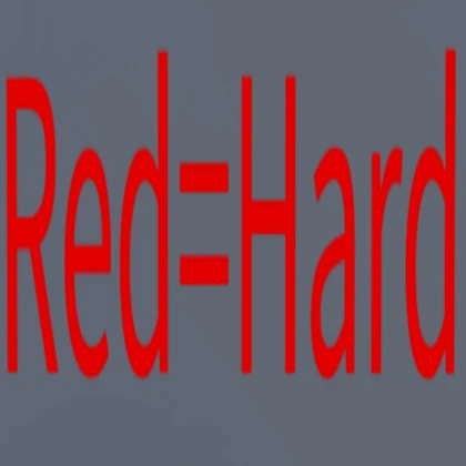 Red=Hard OBBY CREATOR