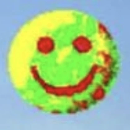 Weirdcore smiley face
