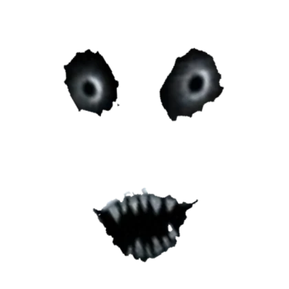 Ghost scary face