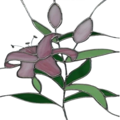 flower stained glass