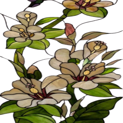flower stained glass