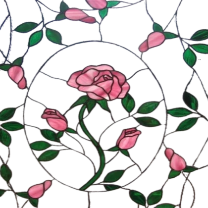 flower stained glass