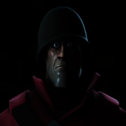 TF2 Soldier 1000 Yard Stare