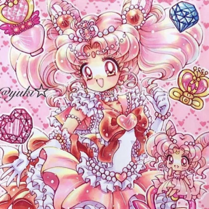 Aesthetic anime girl | Sailor Moon Kawaii Pink