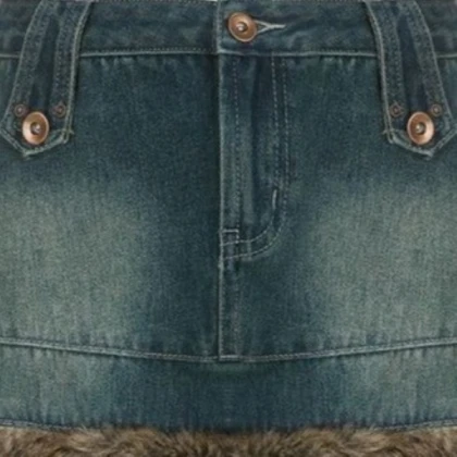 Fur Jeans / Skirt