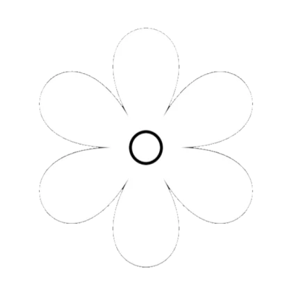 White Flower Logo