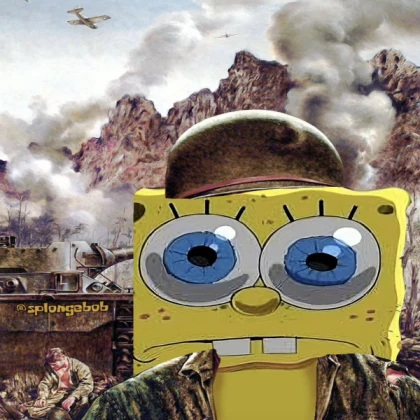 sponge yard stare