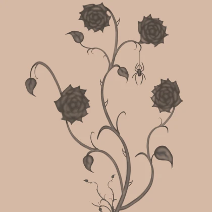 Rose Vine sleeve tattoo - 1