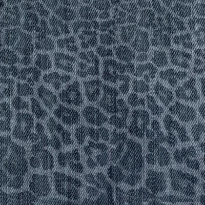 Leopard print denim lighter