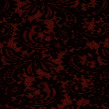 red lace fabric