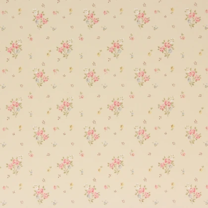 Cute pink flower vintage wallpaper [[ Bloxburg ]]