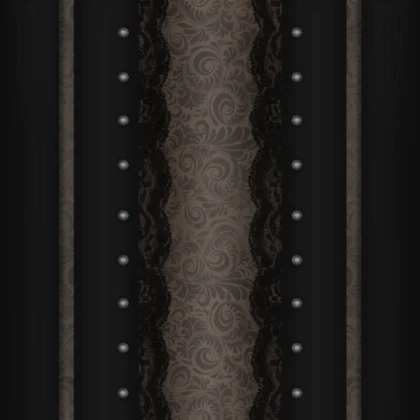 Gothic Corset with lace cut-out | RH PATTERN (2)