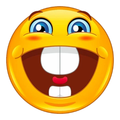 smiling buck tooth emoji