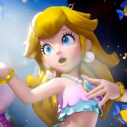 ☆mermaid princess peach icon/pfp ☆