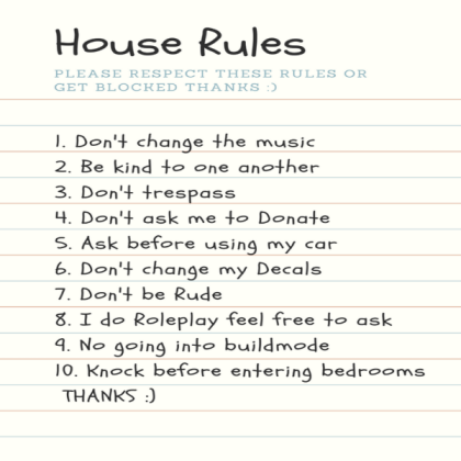 House Rules