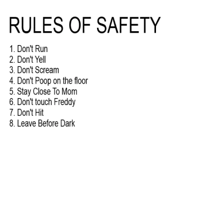 FNAF Rules