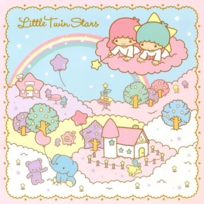 [Sanrio] Little Twin Stars Poster Roblox Decal