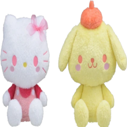 Hello Kitty & Pompompurin plush * plushie Sanrio