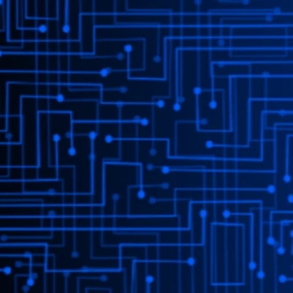 Dark Blue Motherboard Pattern-min