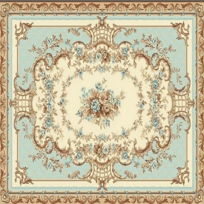 [Carpet] Horizontal Fancy Teal