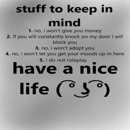 bloxburg house rules (free to use)