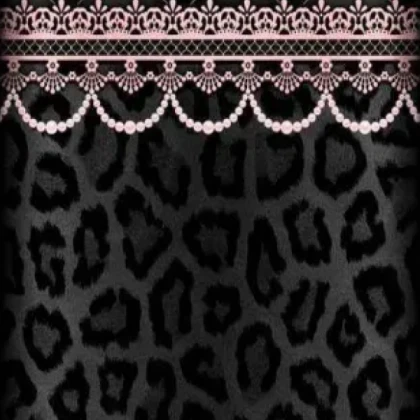 Black Panther & Pink Lace Pattern