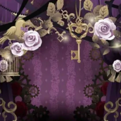 Purple & Gold Halloween Texture