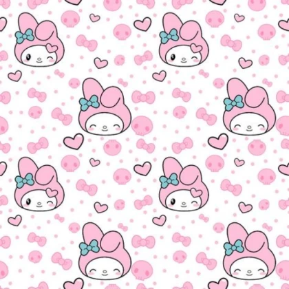 My melody pink cutecore sanrio pattern Roblox Decal