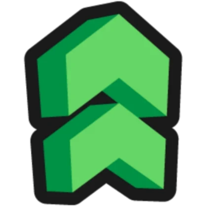 Power Up Arrow Up Low Poly Icon Gamepass Simulator Roblox Decal