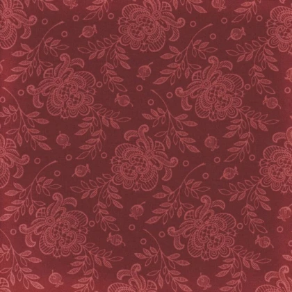 red floral rose pattern