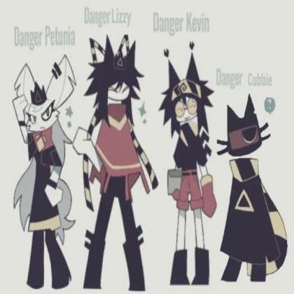 Danger AU Cubbie Kevin Lizzy and Petunia || FPE