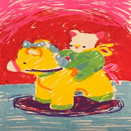 Colorful drawing weirdcore kidcore Roblox Decal