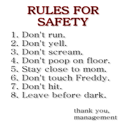 Rules For Safety - Five Nights at Freddy's