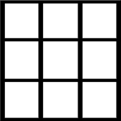 BURGANDY WINDOW FRAME DECAL #1