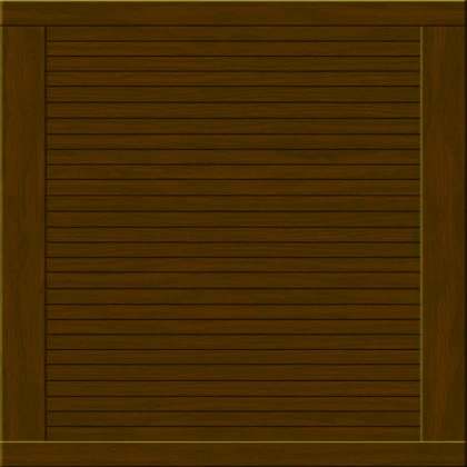 STAINED WOOD SHUTTER DECAL