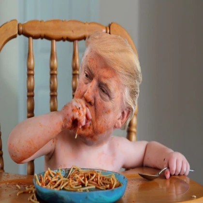 Cute Photo of Baby Donald Trump