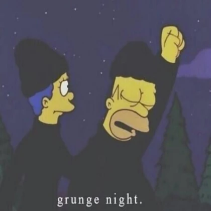 Grunge Simpsons