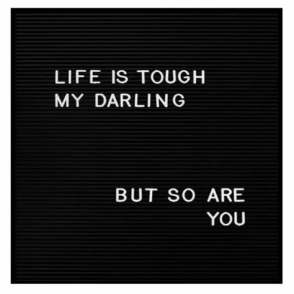 [MINIMALIST] life is tough