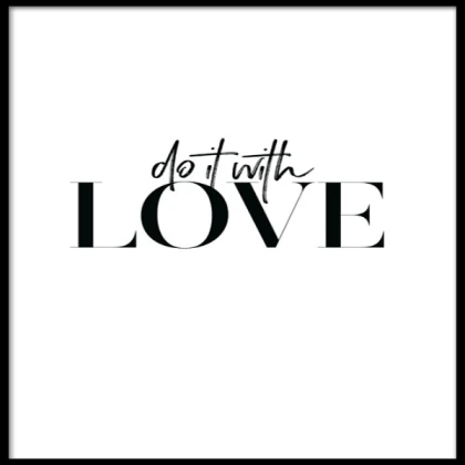 [MINIMALIST] with love