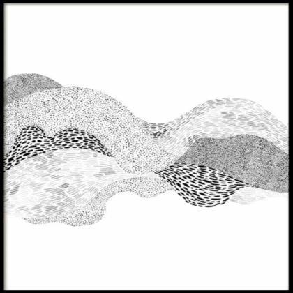 [MINIMALIST] dotted waves no2