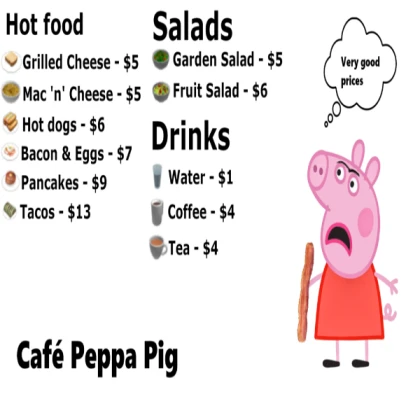 Café Peppa Pig