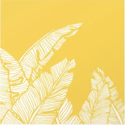 (DECAL)White Aesthetic Leaf