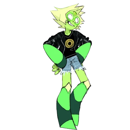 a grunge peridot