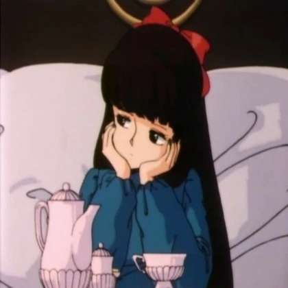 aesthetic anime girl-tea girl