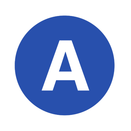 A (NYC Subway) symbol